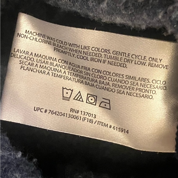 Orvis Men's Blue Quarter Zip Long Sleeve Embroider Pullover Sweatshirt Size XXL - Picture 13 of 14